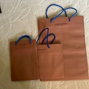 Three Louis Vuitton Shopping Bag bundle